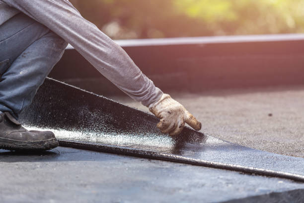 Professional Exterior Waterproofing technician working in Williamstown, OH